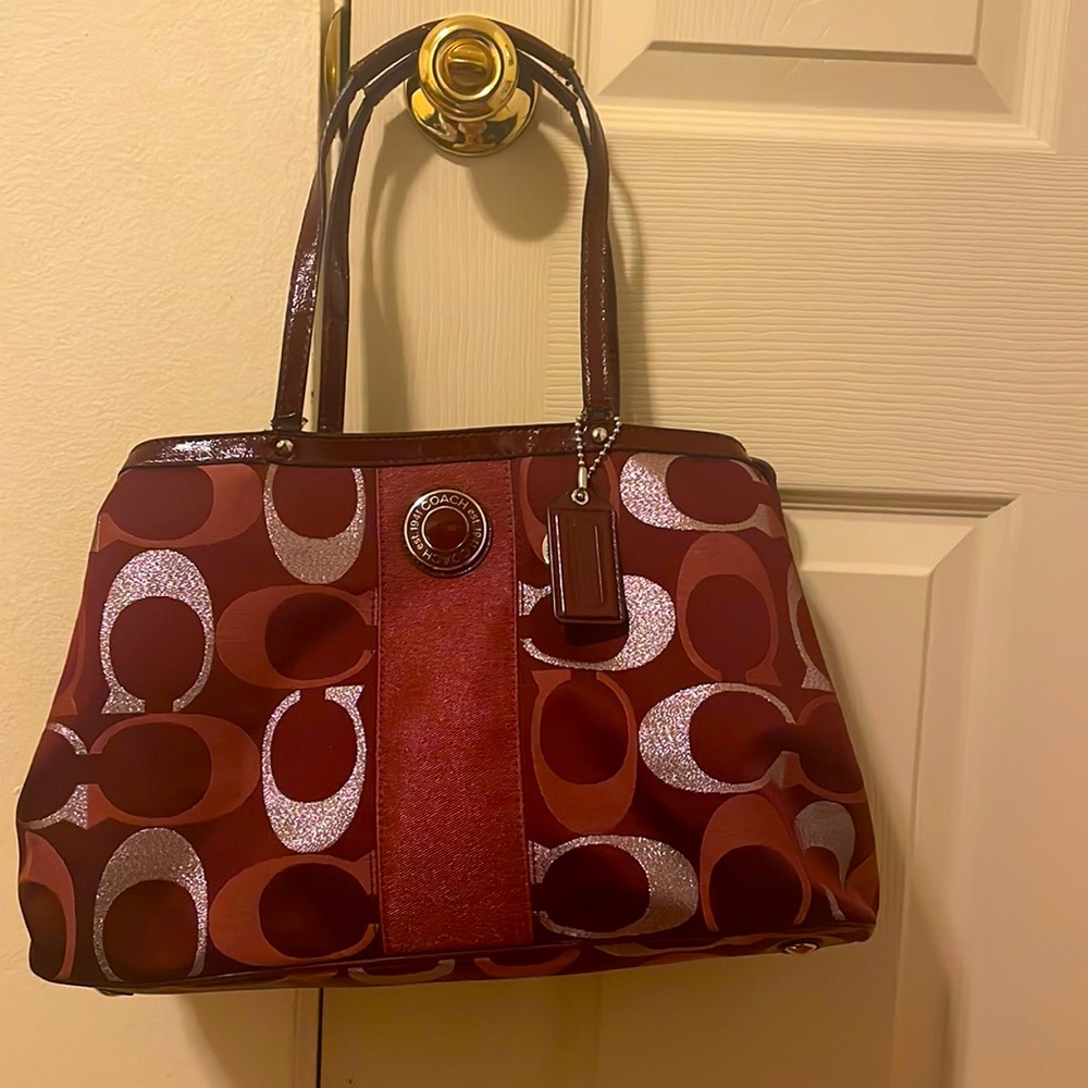 Coach purse medium size tote